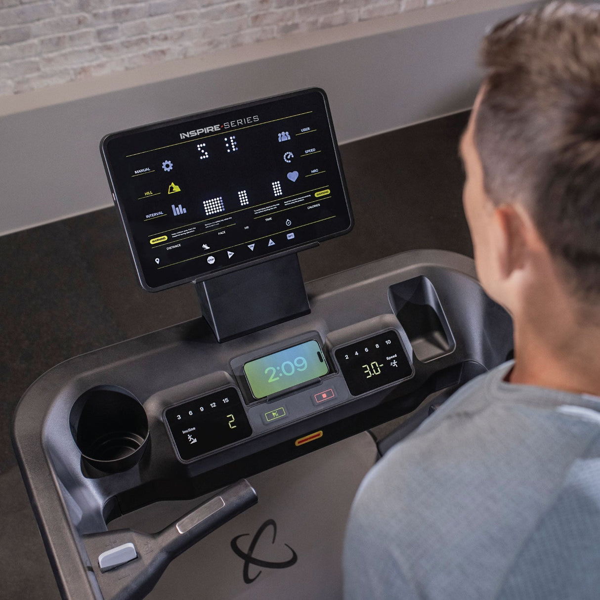 Inspire T7 Treadmill with 15 Inch LED Display Inspire Treadmill; Residentail Commercial Frame over 350lbs inspire_t7-treadmill-110v-with-15inch-led-display_view-12_bd58e1c4-32bd-4e9b-ae45-560fdccf1073