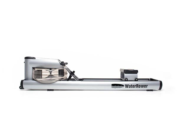 WaterRower M1 LoRise side profile in silver