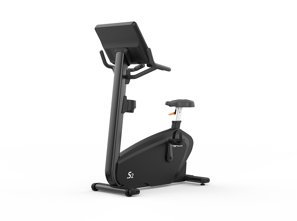 Shua B9100U Upright Bike, Touch, studio render 2 of 4