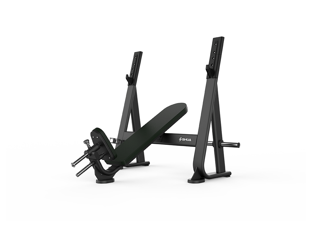 Shua G6373 Olympic Incline Bench exercise bench, studio render 1 of 2