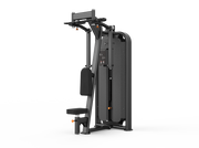 Shua G6813 Pec Fly/Rear Delt selectorized machine, studio render 1 of 2