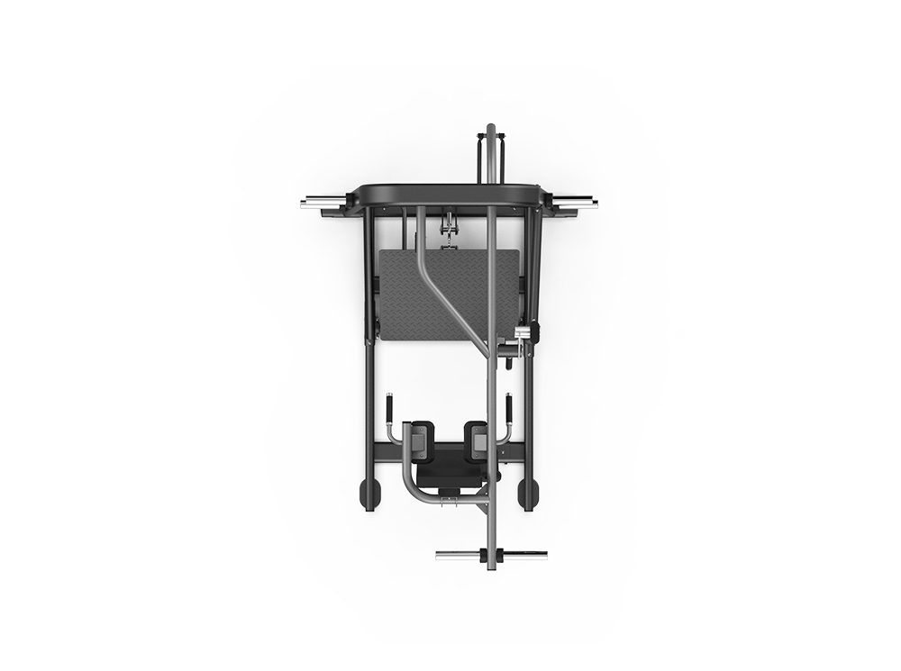 Shua G6924 Pendulum Squat plate loaded machine, studio render 3 of 4