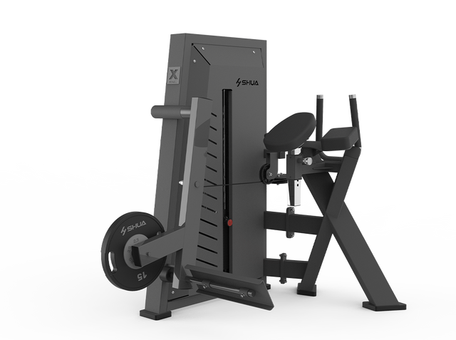 Shua G7710 Hybrid Rear Kick selectorized machine, studio render 1 of 2