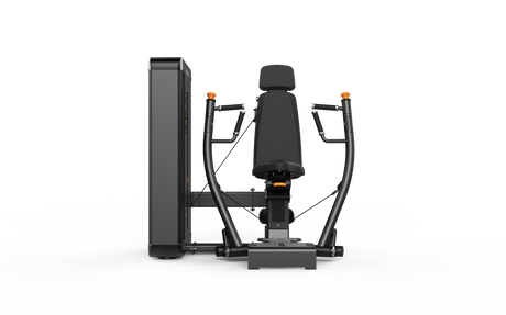 Shua G8801 Chest Press selectorized machine, studio render 2 of 4