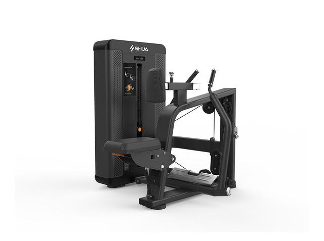Shua G8804 Low Row selectorized machine, studio render 1 of 5