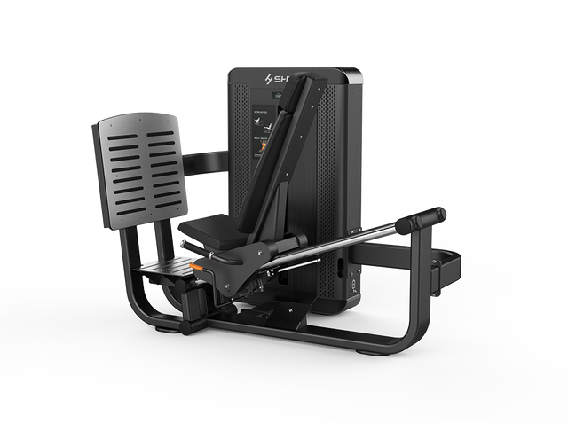 Shua G8805 Seated Leg Press selectorized machine, studio render 1 of 5