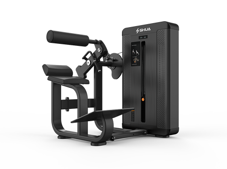 Shua G8812 Back Extension selectorized machine, studio render 1 of 4