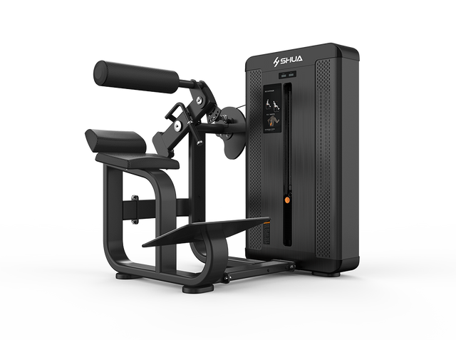 Shua G8812 Back Extension selectorized machine, studio render 1 of 4