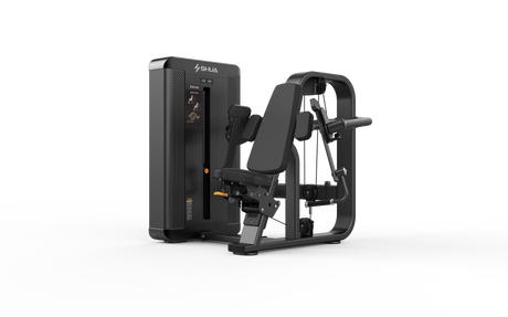 Shua G8825 Biceps Curl selectorized machine, studio render 1 of 4