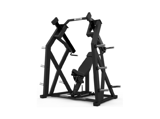 Shua G8913 Iso-Lateral Shoulder Press plate loaded machine, studio render
