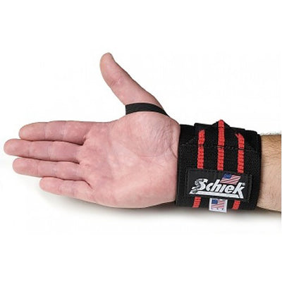 Schiek 24" Wrist Wraps - Black