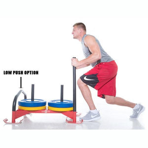 Gronk Fitness Professional Driving Power Sled Red
